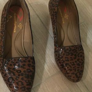 Leopard prints causal shoes